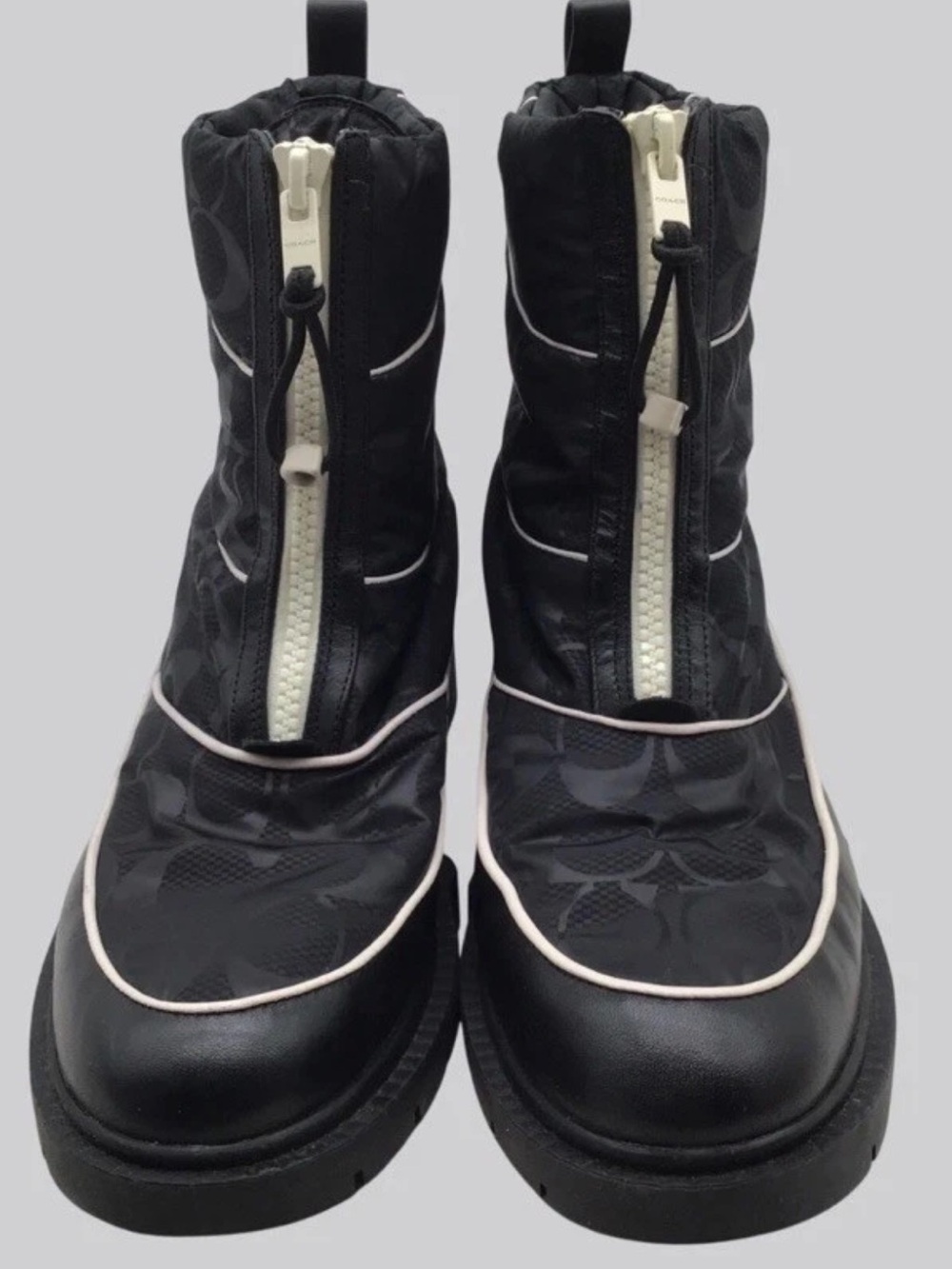 Coach Women's Black Zip-Front All Weather Winter Boots VGUC!’
